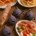 Feigen käse und salat