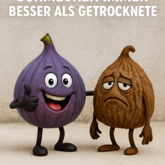 Reife und trockene feige
