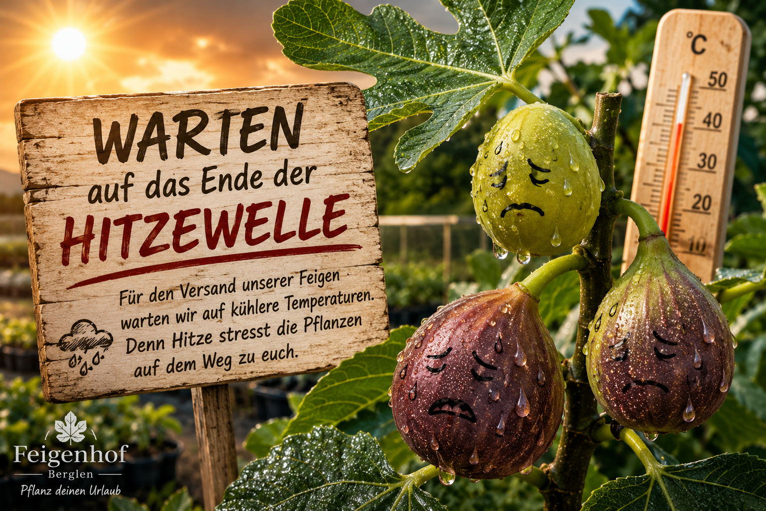 schwitzende Feigen